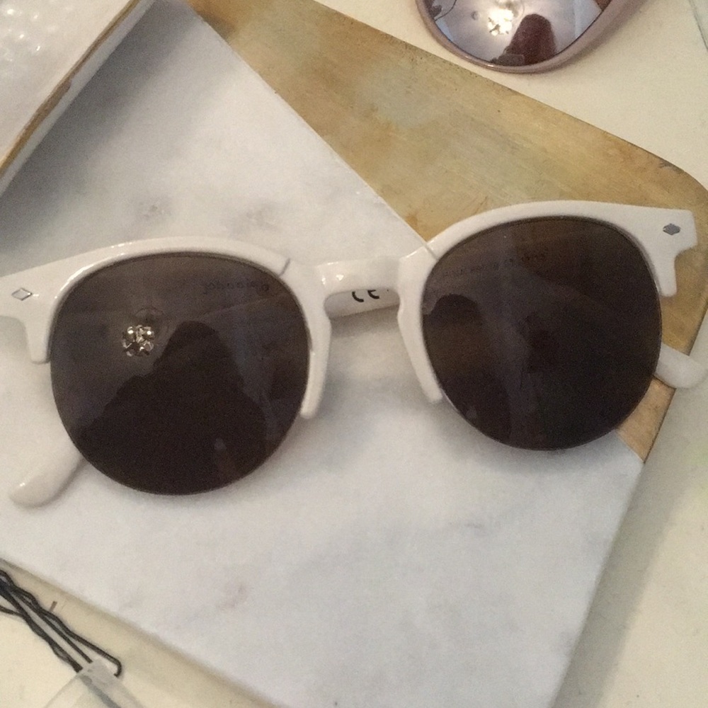 white sunglasses